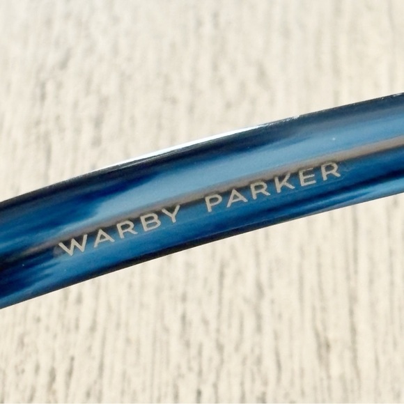 WARBY PARKER Eyeglass NASH 368 55 [] 17 145mm Blue Full Frame FOR FRAMES ONLY - Picture 6 of 6